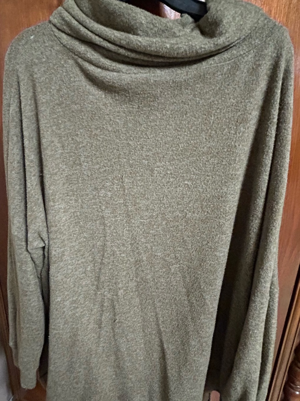 Zenana Outfitters Olive Turtleneck Sweater